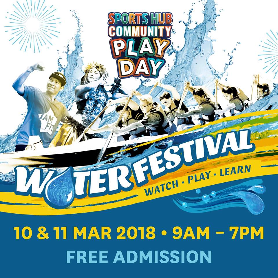 Things to do this Weekend: Jump into the Water Festival with Your LOs @ Sports Hub!