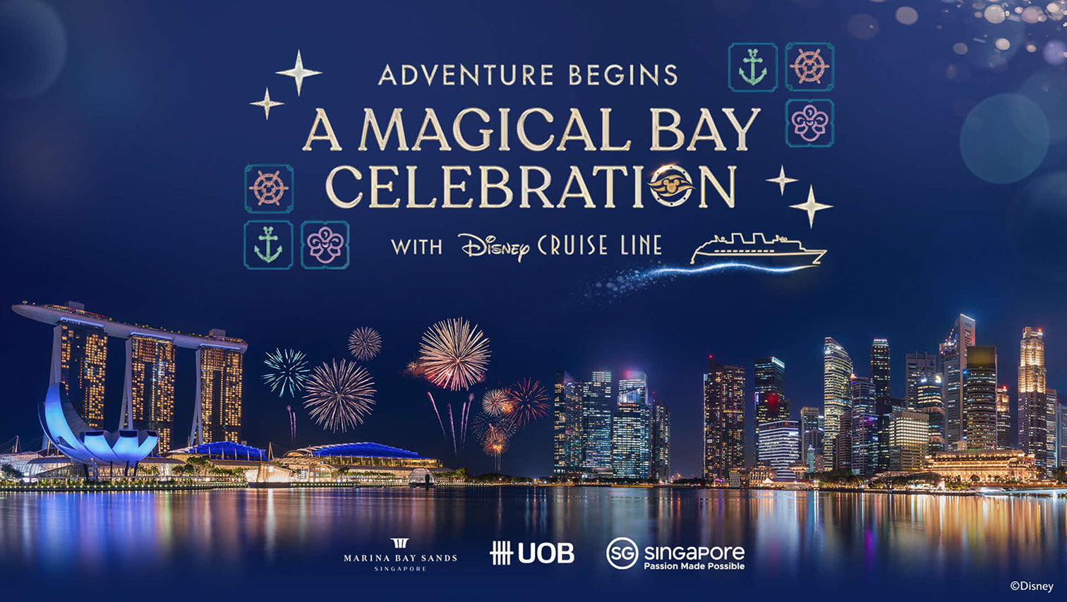 Disney-themed Fireworks Show and More Happening at Marina Bay from March 13 to 15