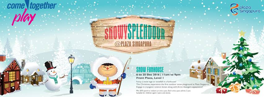 Things to do this Weekend - Snowy Splendours @ Plaza Singapura - BYKidO