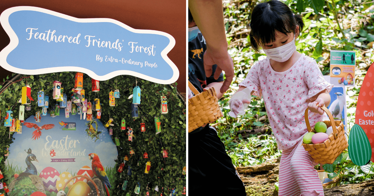 Jurong Bird Park's Easter Wonderland Returns in 2022 with Whimsical Wonderland Maze and More - BYKidO