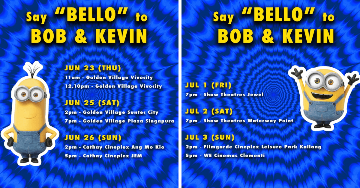 Minions 2: Rise of Gru - Meet & Greet with Bob & Kevin - BYKidO