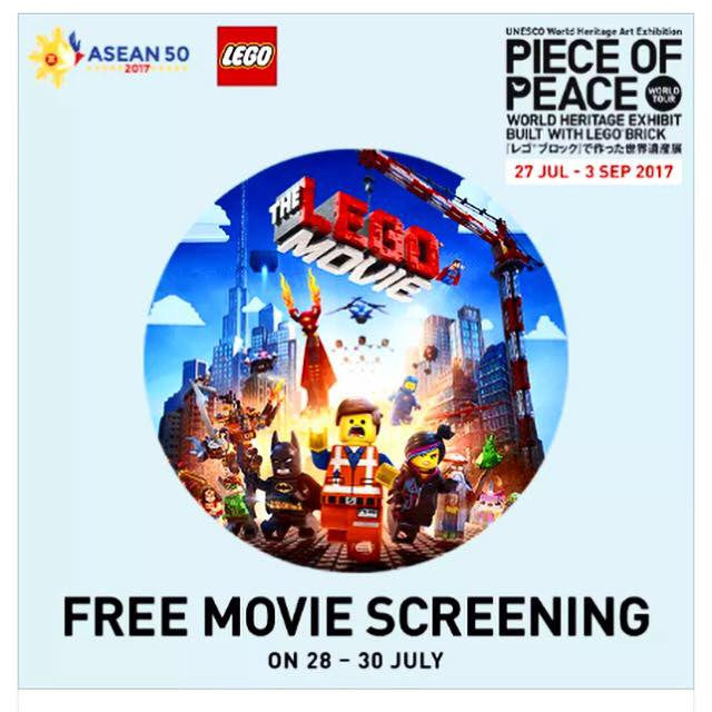 Things to do this Weekend: Catch The Lego Movie @ Fort Canning Green - BYKidO