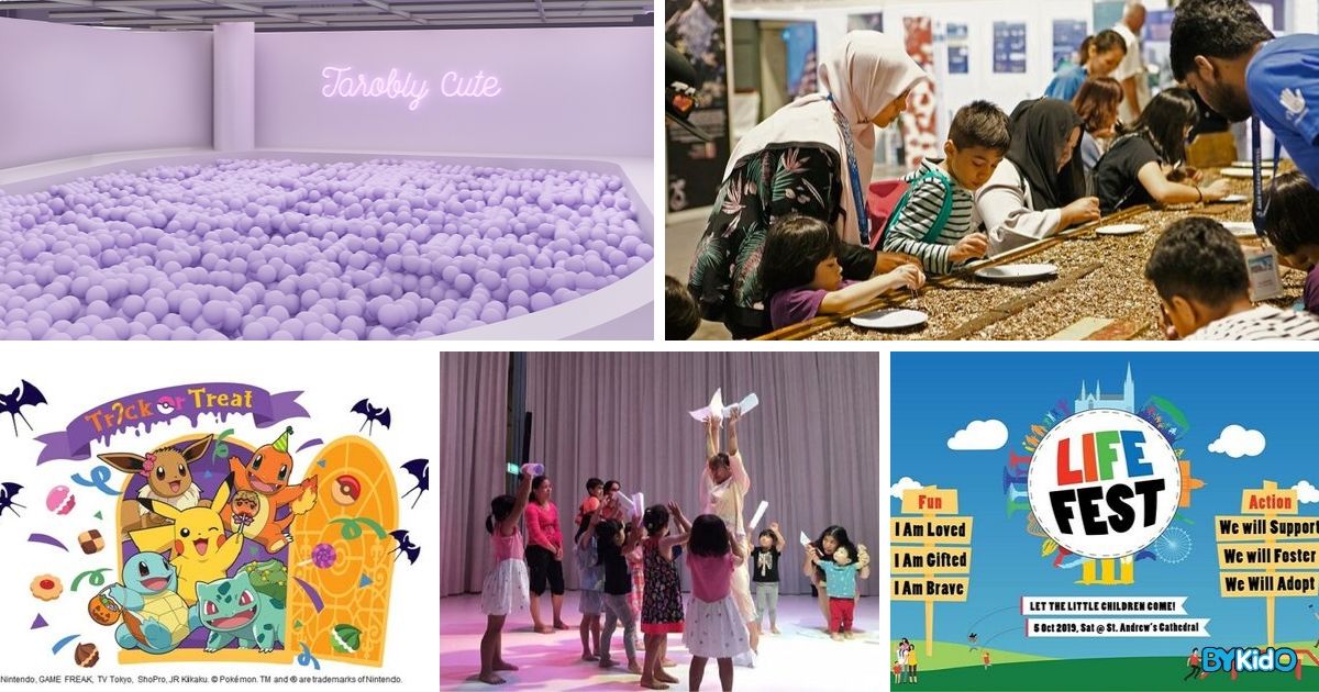 5 Things to do and Places to go with Kids this weekend in Singapore (30th Sept - 6 Oct 2019)