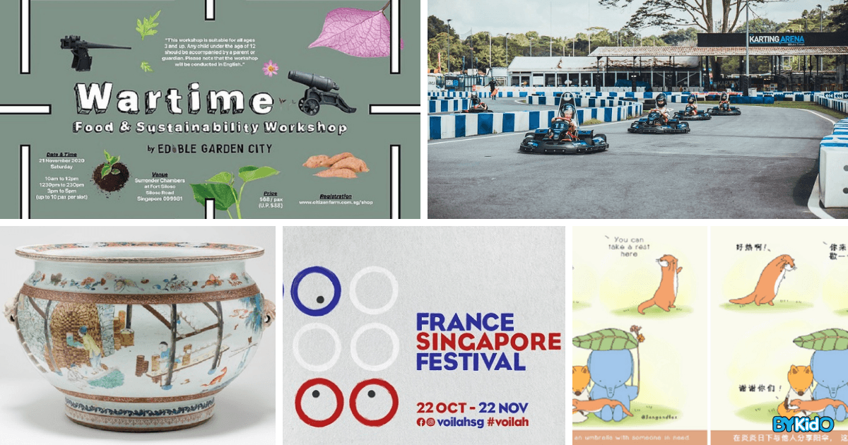 5 Things to do and Places to go with Kids this weekend in Singapore (12th - 18th Oct 2020)
