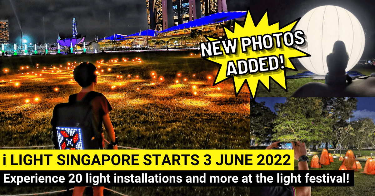 i Light Singapore Returns in June To Light Up Marina Bay | 3 - 26 June 2022 - BYKidO