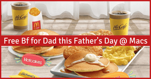 Mcdonald’s is Treating Dads to Free Breakfast on Father’s Day