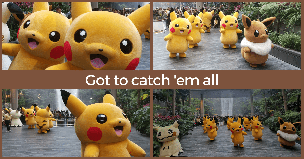 Pokémon lands at Jewel Changi Airport | July Weekend Only!