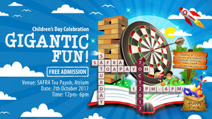 Things to do this Weekend: Gigantic Fun @ SAFRA Toa Payoh