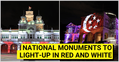 National Museum of Singapore And Other Monuments To Light Up In National Colours For National Day 2021