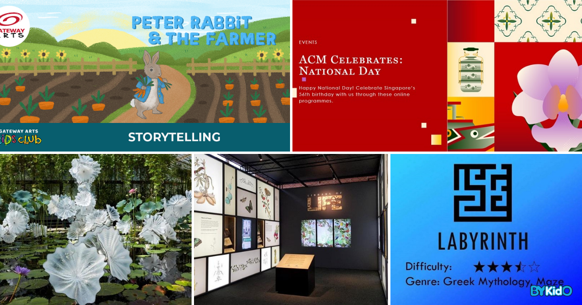 5 Things To Do With Kids This Weekend In Singapore (26 Jul - 1 Aug 2021) - BYKidO