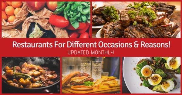 Best Restaurants for Mummies and Daddies to Wine & Dine | Aug 2019 - BYKidO