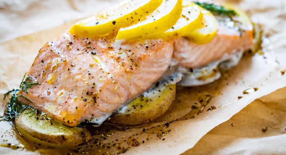 Garlic Lemon Butter Salmon