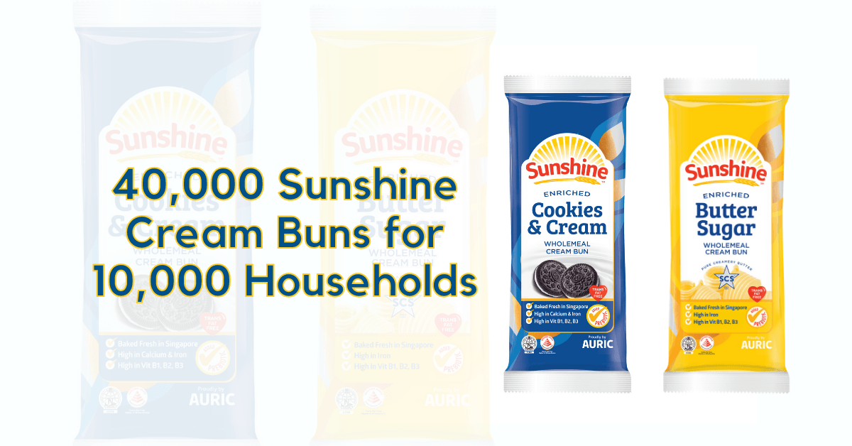 Nominate Your Block To Receive Sunshine's Wholemeal Cream Bun | Share the Sunshine Love this World Bread Day - BYKidO