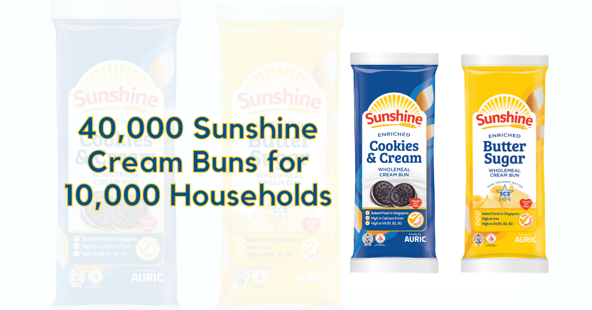 Nominate Your Block To Receive Sunshine's Wholemeal Cream Bun | Share the Sunshine Love this World Bread Day