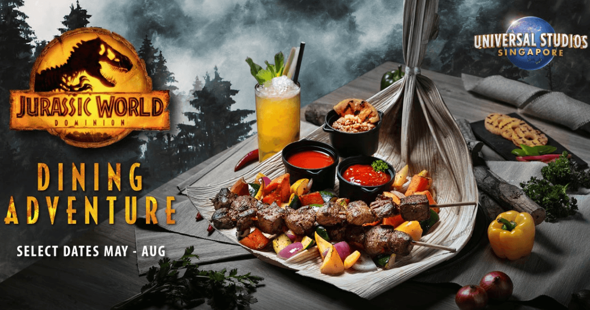 Jurassic World Dominion Dining Adventure at Universal Studios Singapore: An Epic Culinary Experience Like No Other - BYKidO