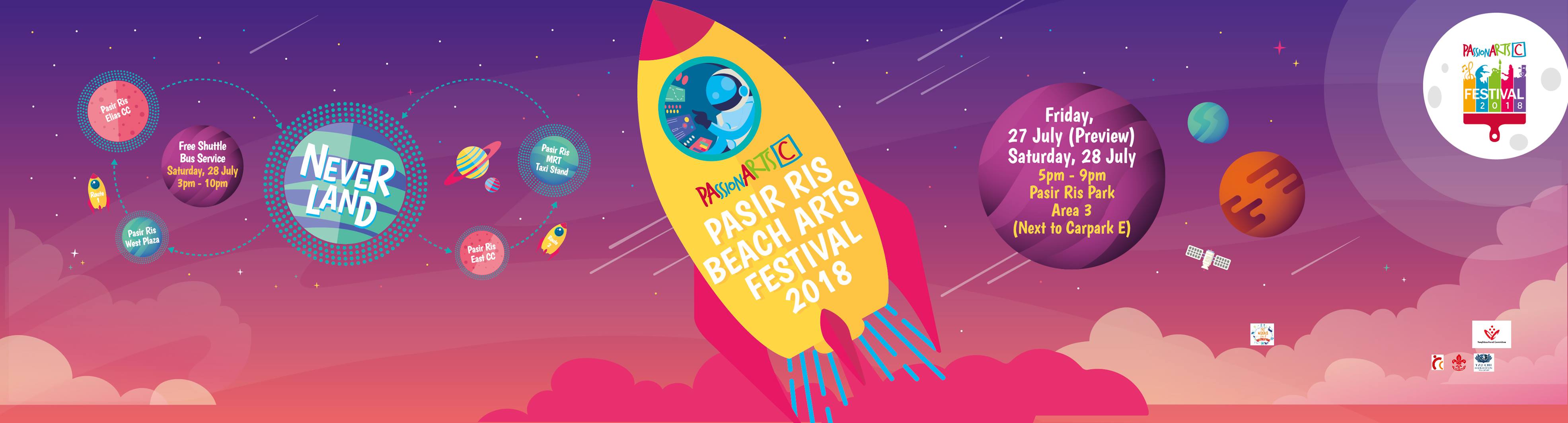MUST GO: Pasir Ris Beach Arts Festival - Neverland - BYKidO