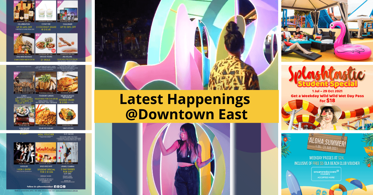 Latest Happenings At Downtown East | Brand New Art Installation, New F&B, Special Deals And More! - BYKidO
