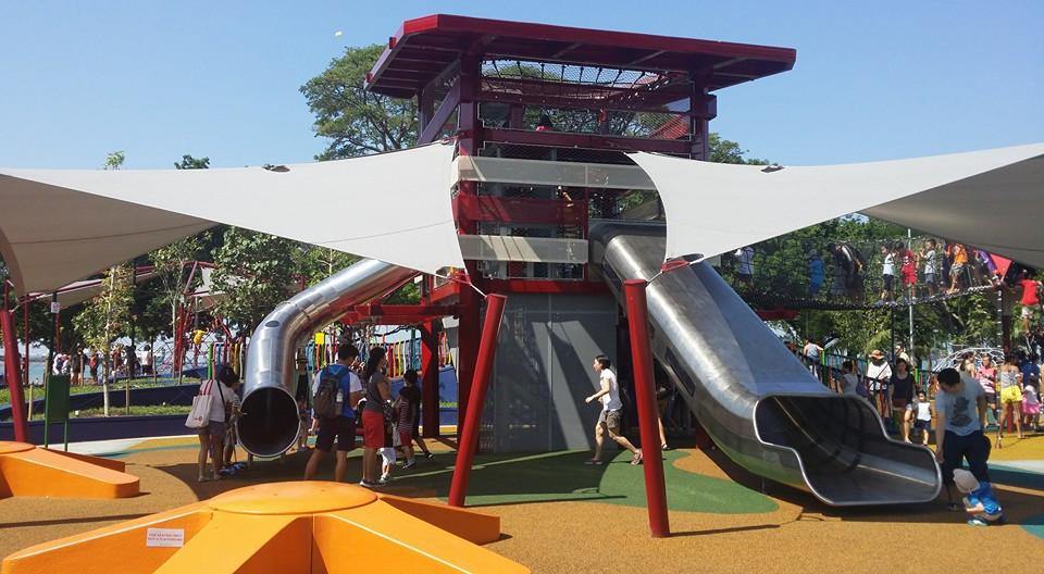 Marine Cove Playground and Dining Options For Families At East Coast Park