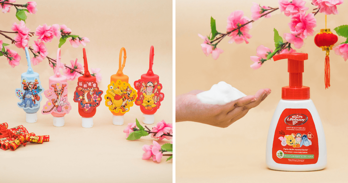 Lifebuoy Returns with Winnie the Pooh Themed Hand Sanitizers and Hand Wash This Chinese New Year