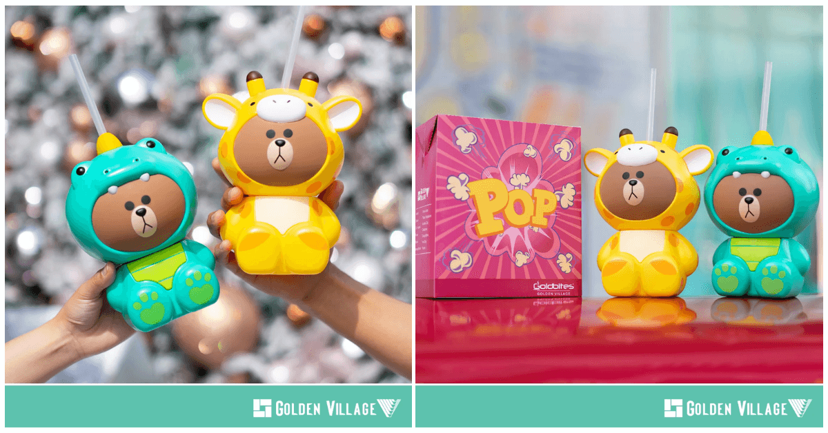 New LINE FRIENDS Jungle Brown Tumbler Available At Golden Village Singapore - BYKidO