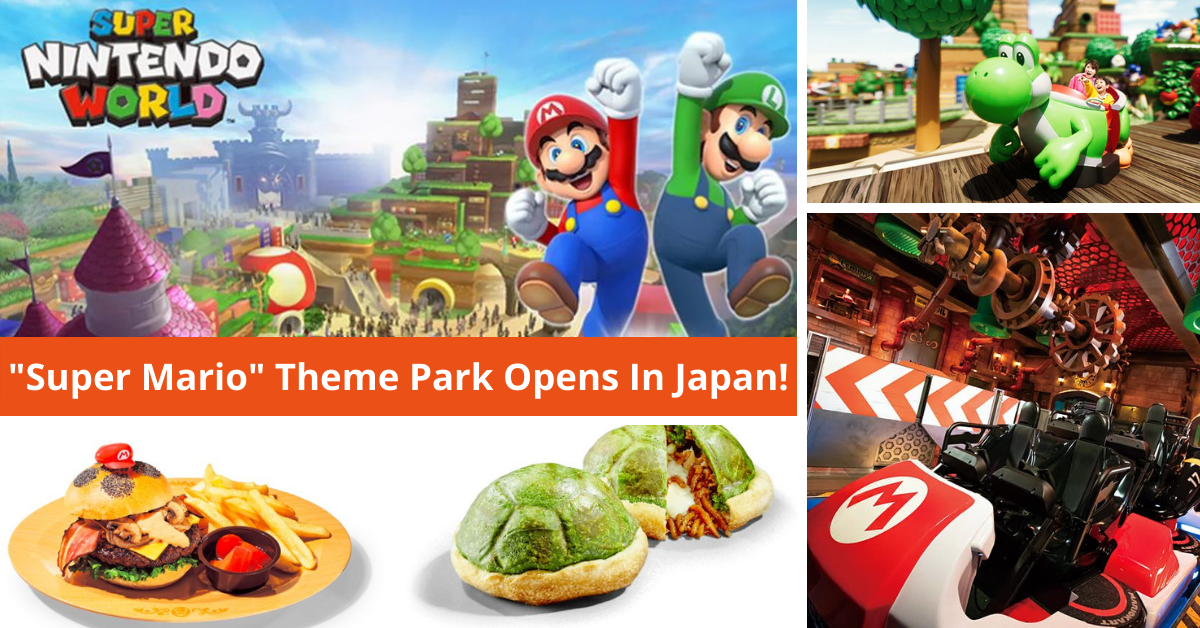 Highly Anticipated "Super Mario" Theme Park Opens In Japan!