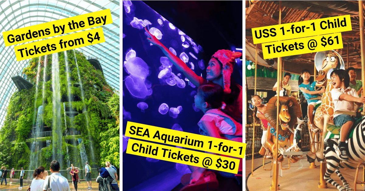 Cheapest Tickets To Gardens by the Bay, S.E.A Aquarium and Universal Studios Singapore from KKDay from 15 - 20 Feb 2021