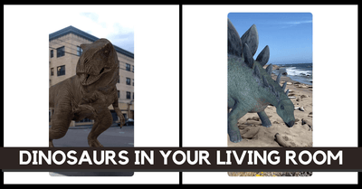Travel back in time with AR dinosaurs in Google Search