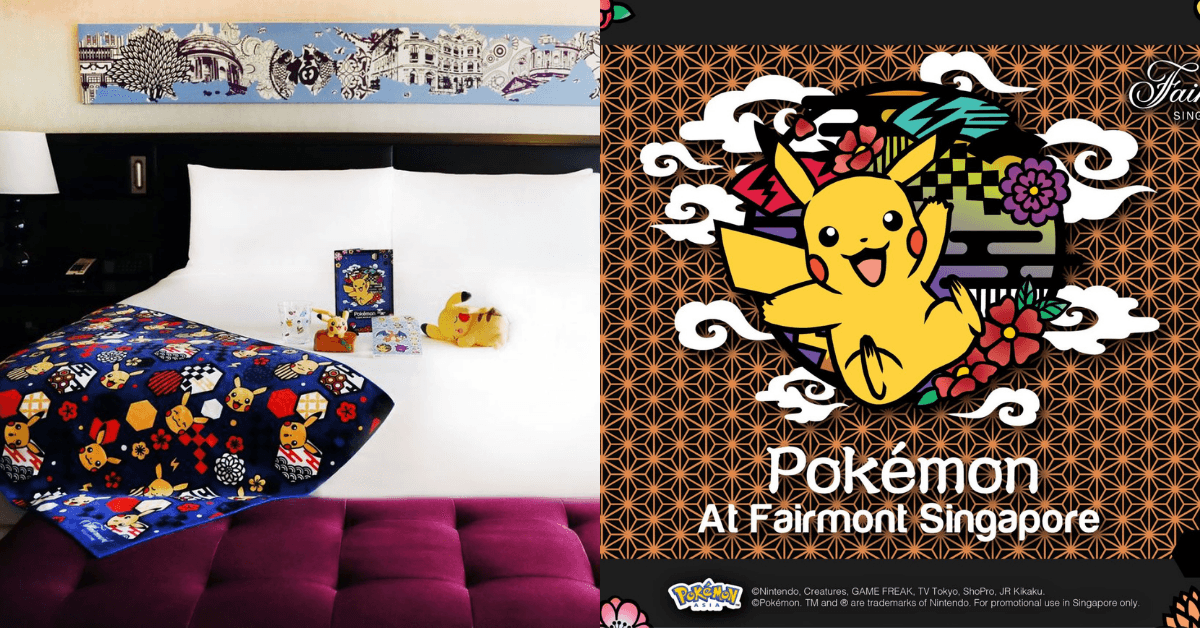 Pokémon-themed Staycation at Fairmont Singapore with Exclusive Merchandise & More! - BYKidO