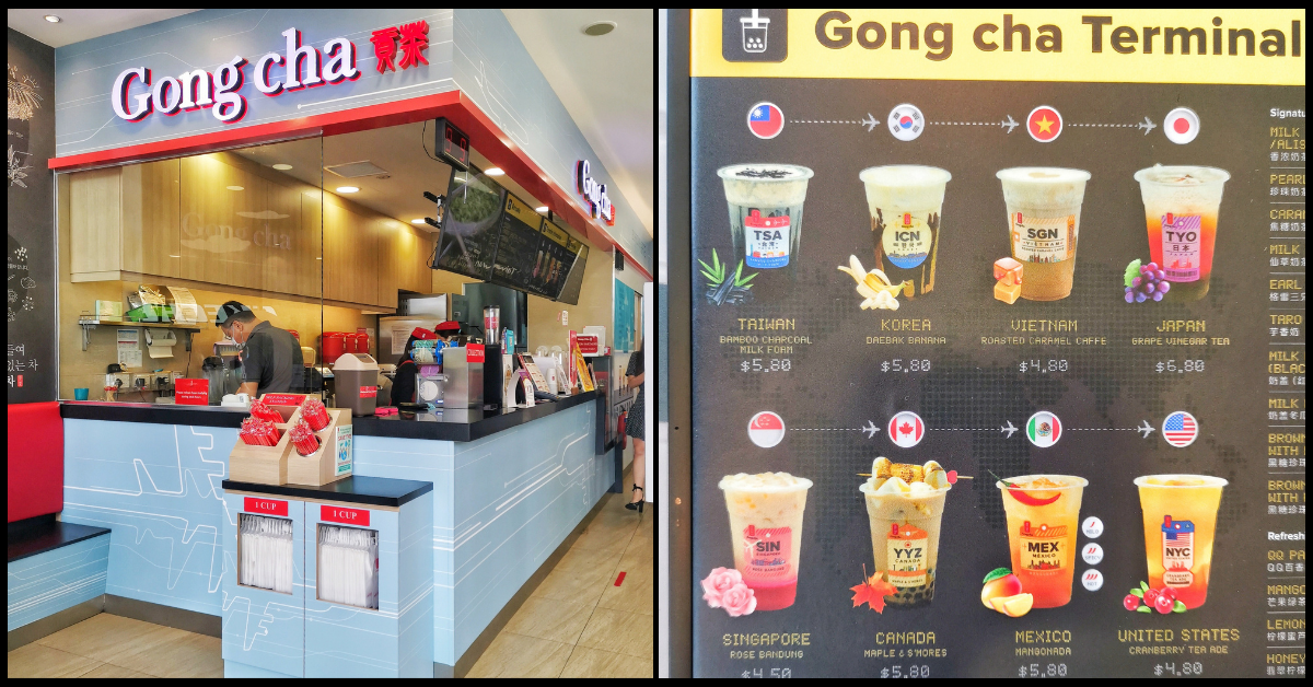 Gong Cha Introduces An Airport Terminal Concept At Its SingPost Centre Outlet - BYKidO
