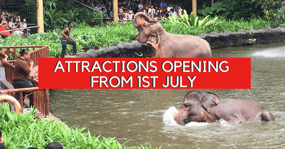 Attractions to Reopen in Singapore on 1 July | Capacity Capped at 25% - BYKidO