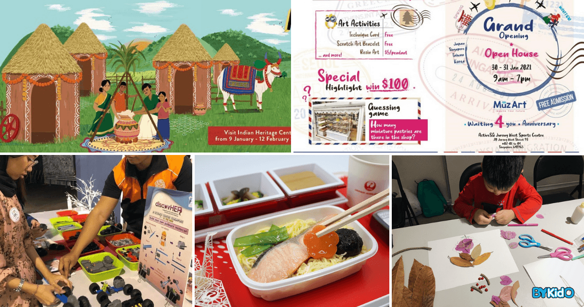 5 Things to do and Places to go with Kids this weekend in Singapore (11th -17th Jan 2021) - BYKidO