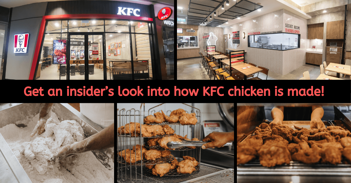 Join KFC Singapore’s newly launched guided kitchen tours and visit its first open concept outlet!