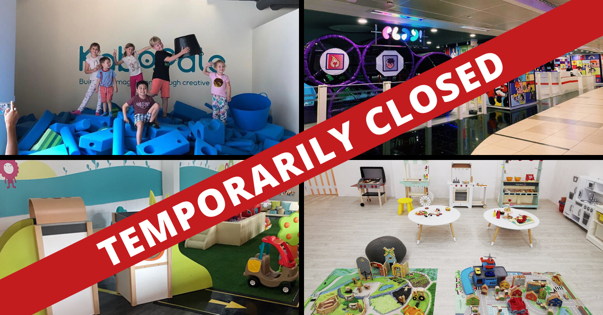 Indoor Playgrounds that are closed in Mar and Apr 2020 - BYKidO