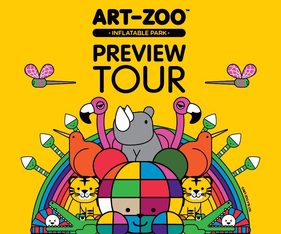 Things to do this Weekend: Bring Your LOs & Sneak a Peek at the Art-Zoo Inflatable Park with a Preview Tour! - BYKidO