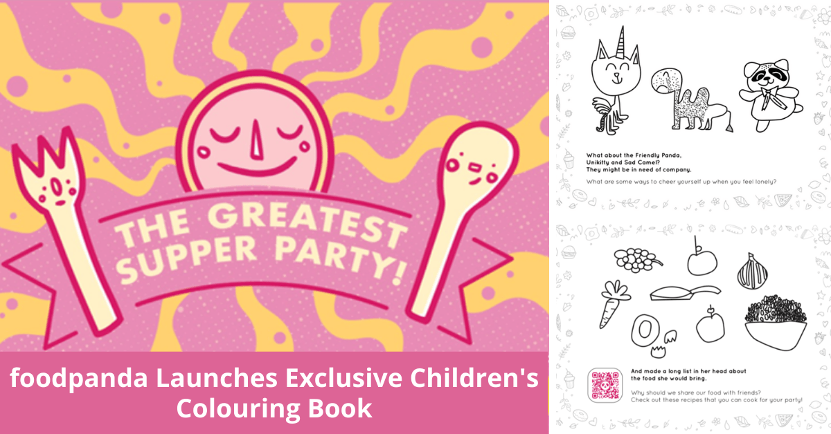 foodpanda Launches Limited Edition Colouring Book Created By Underprivileged And Special Needs Children - BYKidO