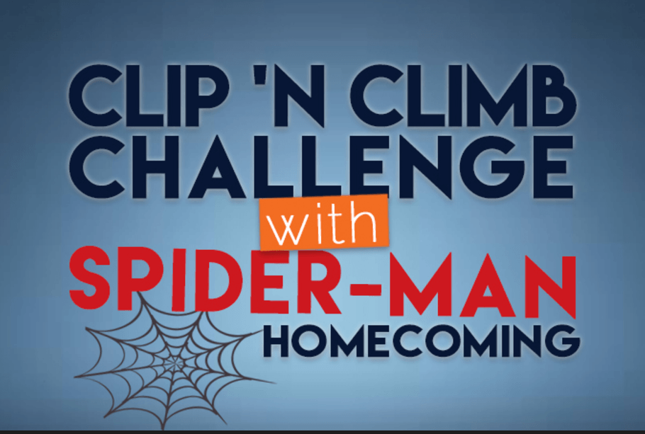 Things to do this Weekend: Clip 'n' Climb Challenge with Spider-Man Homecoming