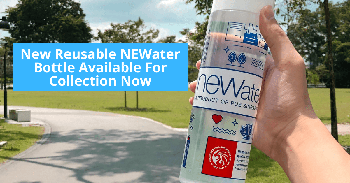 PUB Introduces Sustainable And New Reusable NEWater Bottle for National Day 2021