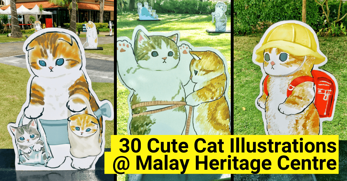 Find Adorable Cat Illustrations At The Malay Heritage Centre