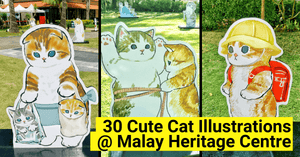 Find Adorable Cat Illustrations At The Malay Heritage Centre