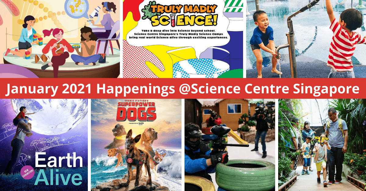 Fun And Exciting Happenings At Science Centre Singapore This January 2021! - BYKidO