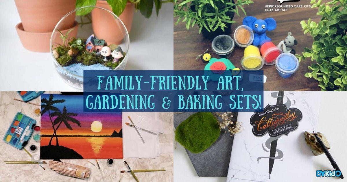 12 More DIY Kits to Relieve Your Boredom at Home | Art, Gardening & Baking Sets - BYKidO