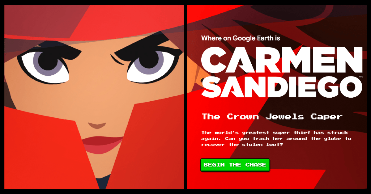 Learn about the World with Voyager in Google Earth | Where on Google Earth is Carmen Sandiego