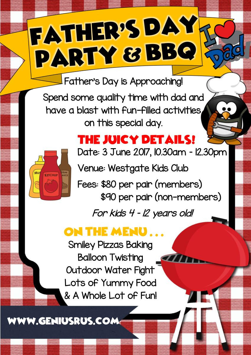 Things to do this Weekend: Celebrate Father's Day with Genius R Us! - BYKidO