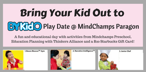 Bring Your Kid Out to MindChamps @ Paragon: Post Activity Review