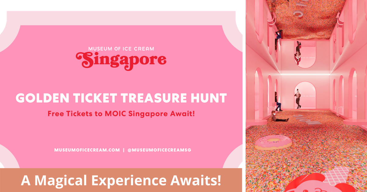 Museum of Ice Cream Singapore Launches Golden Ticket Scavenger Hunt!
