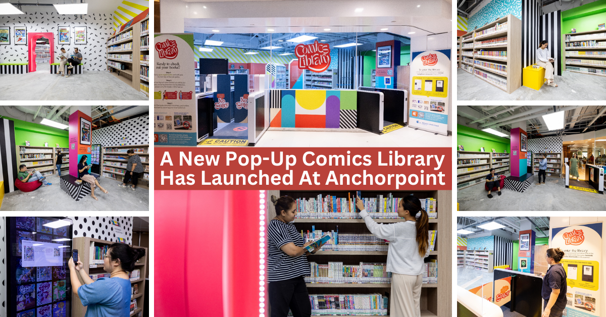 National Library Board (NLB) Launches A New Pop-Up Comics Library At Anchorpoint