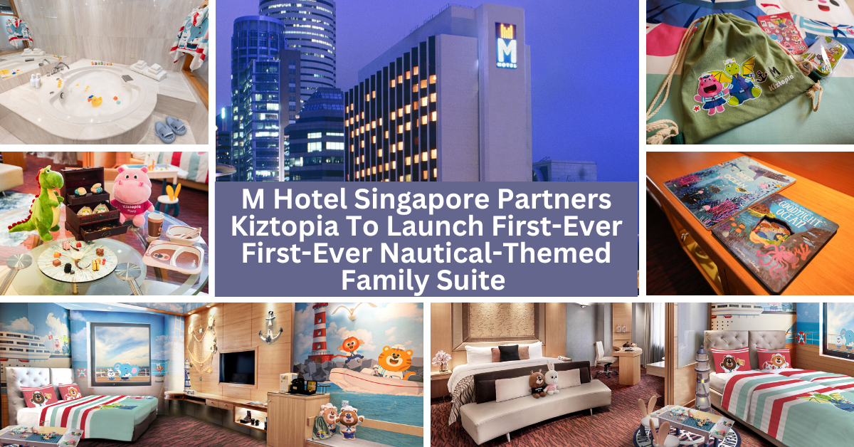 M Hotel Singapore Launches Its First-Ever Nautical-Themed Family Suite In Collaboration With Kiztopia