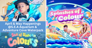 Step Into A World Of Colour At S.E.A. Aquarium And Adventure Cove Waterpark This April & May 2023!