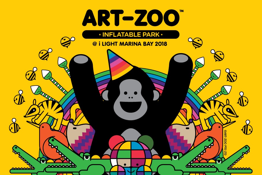 Things to do this Weekend: Bounce to Singapore’s Largest Art Inflatable Park: Art-Zoo! - BYKidO
