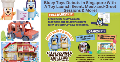 BBC Studios Debuts Its Latest Bluey Toy Collection In Singapore With A Toy Launch Event, Meet-And-Greet Sessions And More!
